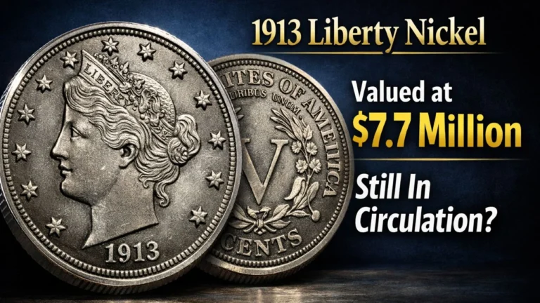 The 1913 Liberty Nickel Valued At $7.7 Million, Still In Circulation