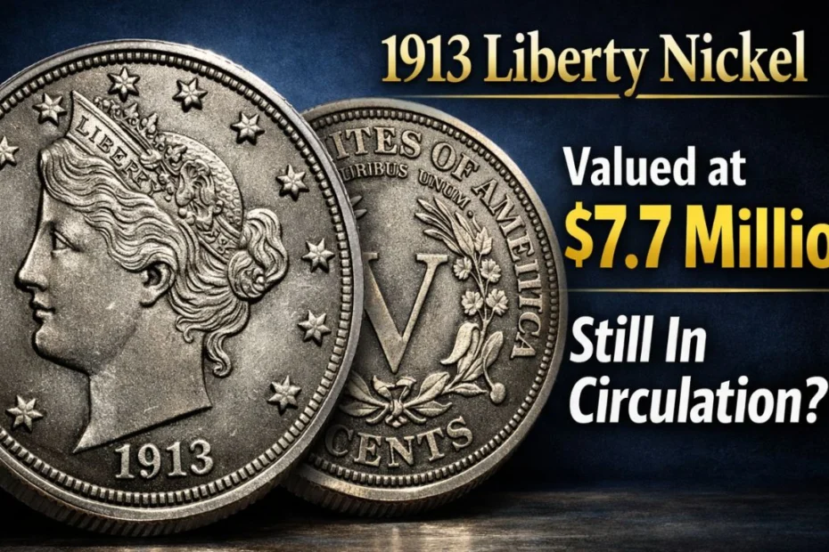 The 1913 Liberty Nickel Valued At $7.7 Million, Still In Circulation