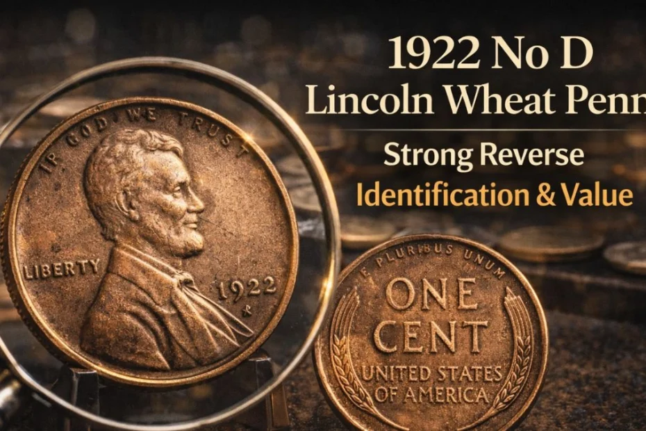 Rare 1922 No D Lincoln Wheat Penny With Strong Reverse: Identification and Value